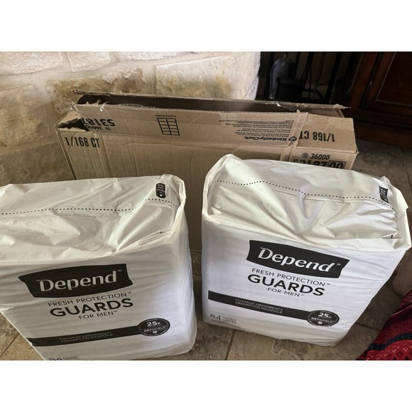 Depend Incontinence Guards/Bladder Control Pads for Men,‎ Maximum Absorb, 168 Ct - Picture 3 of 5